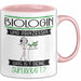 Biologin Und Prinzessin Tasse Geschenk Für Eine Biologin Geburtstag Was Ist Deine Superkraft Rosa Trendation