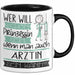 Ärztin Tasse Geschenk Spruch Wer Will Schon Prinzessin Sein Wenn Man Auch Ärztin Sein Kann Trendation