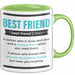 Tasse Geschenk Best Friend Definition Lustiger Spruch Becher Grün Trendation