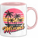 Miami Florida USA Tasse Geschenk Lustige Geschenkidee Spruch Rosa Trendation