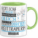Reittrainerin Geschenk Becher Tasse Gott Schuf Alle Menschen Gleich Nur Die Besten Durfeten Reittrainerin Werden Geschenkidee Lustig Grün Trendation