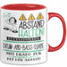 Drum-and-Bass-DJane Tasse Geschenk Lustig Abstand Halten Hochleistungs-Drum-and-Bass-DJane Mit Drang Zur Perfektion Bei Der Arbeit Rot Trendation