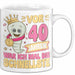 40. Geburtstag Tasse Geschenk Vor 40 Jahren War Ich Mal Die Schnellste Geschenkidee Frauen Mutter Oma Weiß Trendation