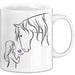 Pferde Tierliebhaber Mädchen Tasse Geschenk Lustige Geschenkidee Spruch Weiß Trendation