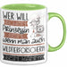 Wildtierforscherin Tasse Geschenk Spruch Wer Will Schon Prinzessin Sein Wenn Man Auch Wildtierforscherin Sein Kann Grün Trendation
