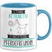 Pferdefreundin Tasse Geschenk Becher Stark Attraktiv Furchtlos Pferdefreundin Lustige Geschenkidee Blau Trendation