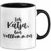 Katja Tasse Ich Katja, Bin Vollkommen Geschenk Schwarz Trendation