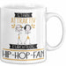 Hip-Hop-Fan Tasse Geschenk Becher Stark Attraktiv Furchtlos Hip-Hop-Fan Lustige Geschenkidee Weiß Trendation