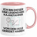 Kajakfahrer Geschenk Tasse Lustige Geschenkidee Geburtstag für Kajakfahrer Ich Bin Dieser Legendäre Kajakfahrer Von Dem Alle Geredet Haben Kaffee-Becher Rosa Trendation