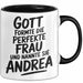 Andrea Tasse Geschenk Gott Formte Die Perfekte Frau Andrea Geschenkidee Schwarz Trendation