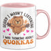 Quokka Tasse Geschenkidee Tier Liebhaberin Becher Rosa Trendation
