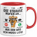 Strauß Liebhaber Tasse Geschenk Die Sträße Rufen An Geschenkidee Becher Rot Trendation