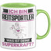 Reitsportler Tasse Geschenk für Reitsportler Geburtstag Lustiger Spruch Kaffee-Becher Was Ist Deine Superkraft Grün Trendation