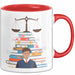 Jurastudent Tasse Geschenk Lustige Geschenkidee Spruch Für Juristische Köpfe Rot Trendation