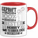 Hobbymeteorologe Geschenk Lustiger Spruch für Hobbymeteorologe Geschenkidee Bester Hobbymeteorologe Der Welt Rot Trendation