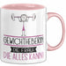 Gewichtheberin Geschenk Tasse Becher Die Frau Die Allen Kann Geschenkidee für eine Gewichtheberin Lustig Rosa Trendation