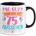 75er Geburtstag Tasse Geschenk Frauen So Gut Kann Man Mit 75 Aussehen Geschenkidee Geburtstag Trendation