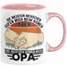 Opa Tasse Geschenk Bester Opa Geschenkidee Kaffee-Becher Geburtstag Die Meisten Menschen Rufen Mich Beim Namen Aber Die Wichtigsten Nennen Mich Opa Kaffee-Becher Rosa Trendation