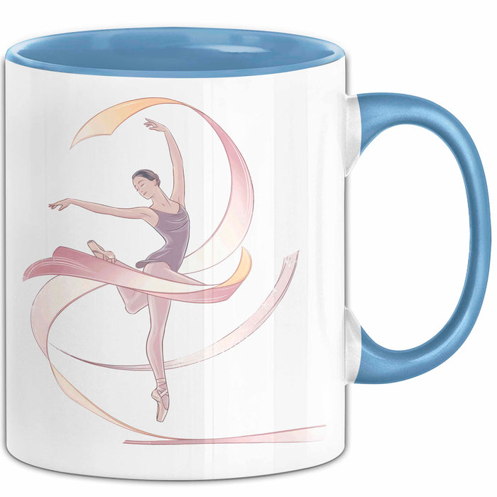 Tänzer Tasse Geschenk Lustige Geschenkidee Spruch Für Tanz Liebhaber Blau Trendation