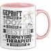 Tierphysiotherapeut Geschenk Lustiger Spruch für Tierphysiotherapeut Geschenkidee Bester Tierphysiotherapeut Der Welt Rosa Trendation