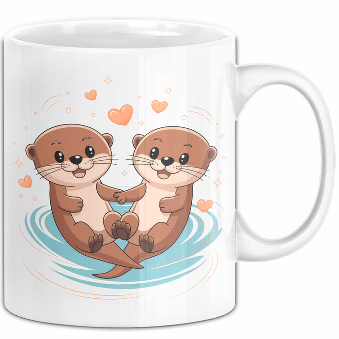 Otter Fan Tasse Geschenk Lustige Geschenkidee Spruch Für Niedliche Tier Liebhaber Weiß Trendation