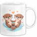 Otter Fan Tasse Geschenk Lustige Geschenkidee Spruch Für Niedliche Tier Liebhaber Weiß Trendation