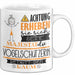Vogelschützerin Tasse Geschenk Lustiger Spruch Bitte Erheben Sie Sich Seine Majestät Die Vogelschützerin Betritt Den Raum Weiß Trendation