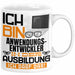 Anwendungsentwickler Ausbildung Tasse Geschenk Ich Bin Anwendungsentwickler In Der Ausbildung Ich Darf Das Geschenkidee Spruch Weiß Trendation
