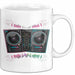 DJ Tasse Geschenkidee für Musikmixer Fans Weiß Trendation