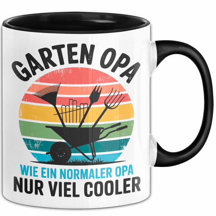 Garten Pflanzen Gärtner Tasse Geschenk Lustige Geschenkidee Spruch Garten Opa Wie Ein Normaler Opa Nur Viel Cooler Trendation