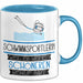 Schwimmsportlerin Weil Es Keinen Schöneren Beruf Gibt Tasse Geschenk für Eine Schwimmsportlerin Lustig Blau Trendation