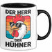 Huhn Tier Bauer Tasse Becher Geschenk Lustige Geschenkidee Spruch Der Herr Der Hühner Trendation