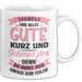 Büroarbeit Kollege Tasse Geschenk Lustige Geschenkidee Spruch Tschüss Und Alles Gute Kurz Und Schmerzlos Weiß Trendation
