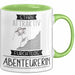 Abenteurerin Tasse Geschenk Becher Stark Attraktiv Furchtlos Abenteurerin Lustige Geschenkidee Grün Trendation