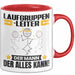 Laufgruppenleiter Tasse Geschenk für Laufgruppenleiter Der Mann Der Alles Kann Geschenkidee zum Geburtstag Rot Trendation