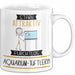 Aquarium-Tüftlerin Tasse Geschenk Becher Stark Attraktiv Furchtlos Aquarium-Tüftlerin Lustige Geschenkidee Weiß Trendation