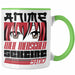 Anime Tasse Geschenk Anime-Liebhaber Geschenkidee Anime Weil Menschen Sch*** Sind Grün Trendation