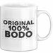Bodo Tasse Original 100% Bodo Geschenk Weiß Trendation