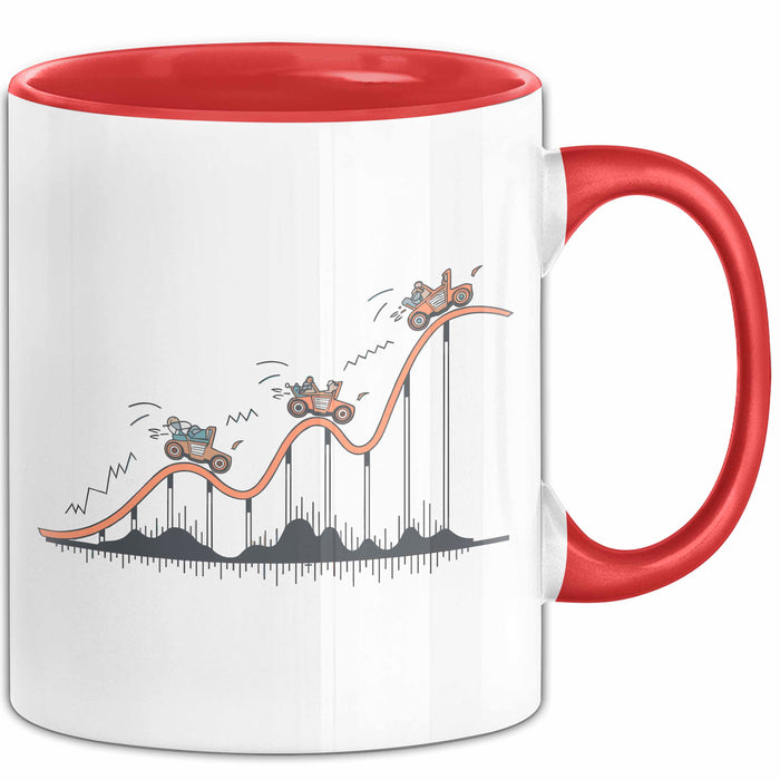 Statistiker Tasse Geschenkidee für Datenanalysten Rot Trendation