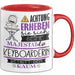 Keyboarderin Tasse Geschenk Lustiger Spruch Bitte Erheben Sie Sich Seine Majestät Die Keyboarderin Betritt Den Raum Rot Trendation