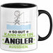 Angler Geschenk Tasse So Gut Kann Nur Ein Angler Aussehen Geschenkidee Kaffee-Becher Schwarz Trendation