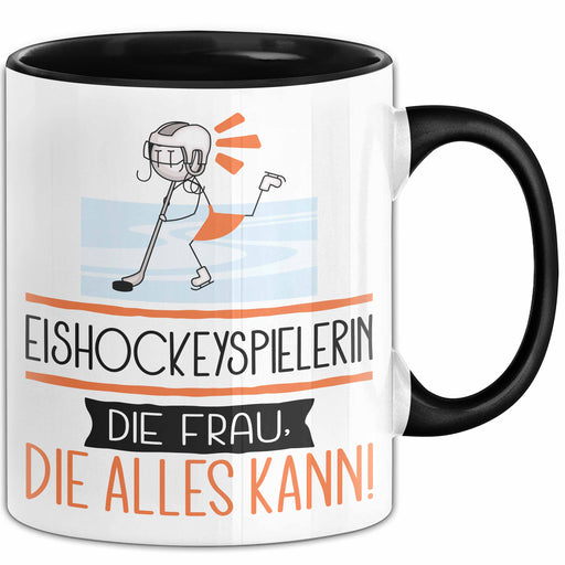 Eishockeyspielerin Geschenk Tasse Becher Die Frau Die Allen Kann Geschenkidee für eine Eishockeyspielerin Lustig Trendation