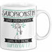 Saxophonistin Und Prinzessin Tasse Geschenk Für Eine Saxophonistin Geburtstag Was Ist Deine Superkraft Weiß Trendation