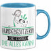 Hundebesitzerin Geschenk Tasse Becher Die Frau Die Allen Kann Geschenkidee für eine Hundebesitzerin Lustig Blau Trendation