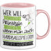 Handballspielerin Tasse Geschenk Spruch Wer Will Schon Prinzessin Sein Wenn Man Auch Handballspielerin Sein Kann Rosa Trendation