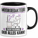 Musikredakteur Tasse Geschenk für Musikredakteur Der Mann Der Alles Kann Geschenkidee zum Geburtstag Schwarz Trendation
