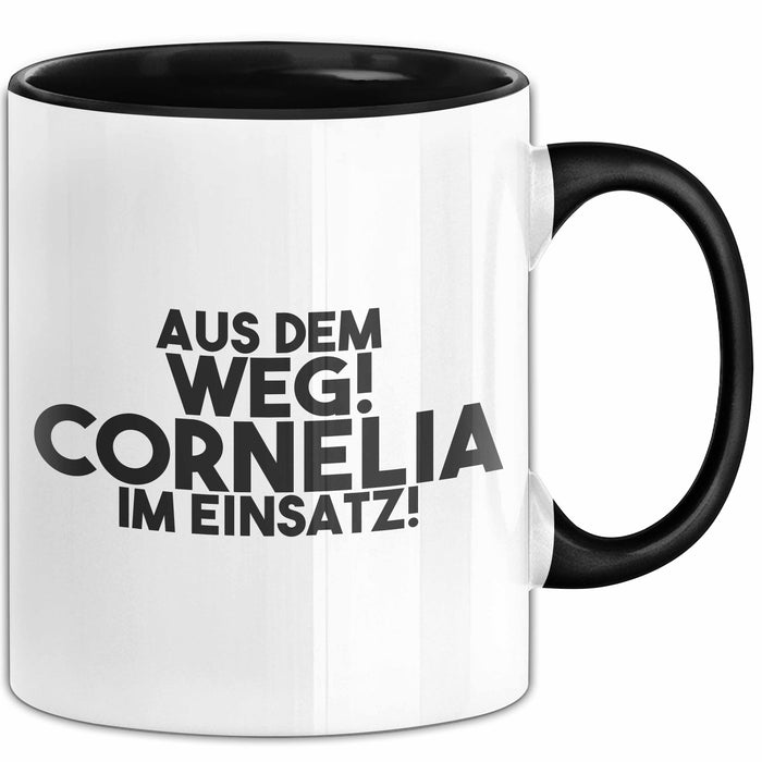 Cornelia Tasse Aus Dem Weg! Cornelia Im Einsatz! Geschenk