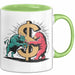Börsenhändler Tasse Geschenkidee für Wall Street Fans Grün Trendation