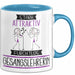Gesangslehrerin Tasse Geschenk Becher Stark Attraktiv Furchtlos Gesangslehrerin Lustige Geschenkidee Blau Trendation