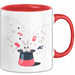 Zauberer Tasse Geschenk Lustige Geschenkidee Spruch Für Magie Fans Rot Trendation